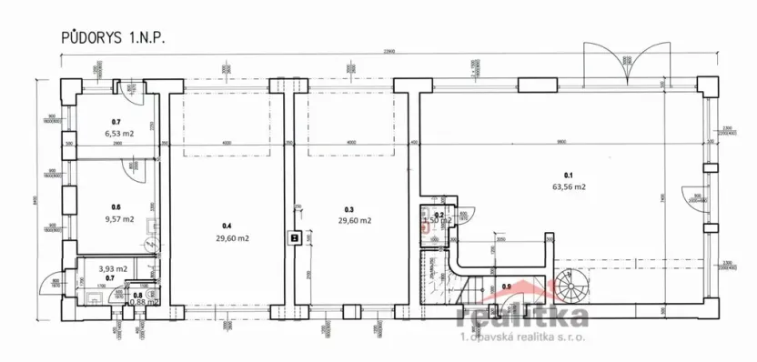 Prodej obchodního prostoru, Opava - Předměstí, Krnovská, 700 m2