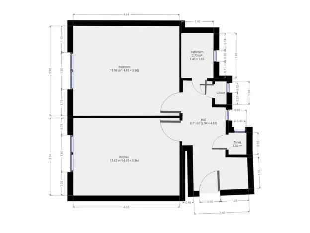 Pronájem bytu 2+kk, Praha - Žižkov, Basilejské náměstí, 49 m2