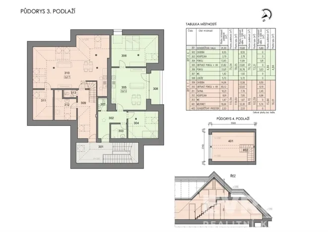 Prodej bytu 3+kk, Havlíčkův Brod, Rozkošská, 73 m2