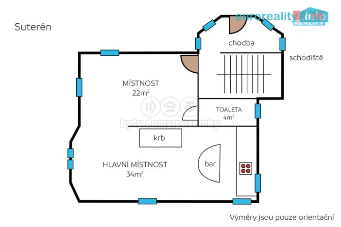 Pronájem rodinného domu, Aš, Březová, 210 m2