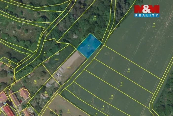 Prodej zahrady, Chabeřice - Holšice, 670 m2