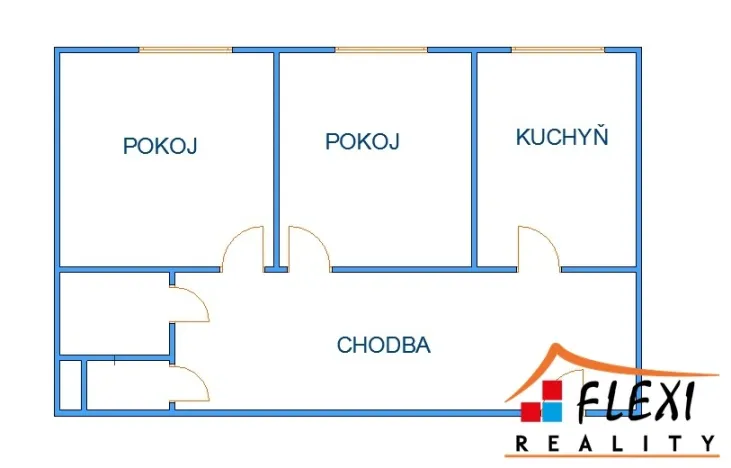 Pronájem bytu 2+1, Ostrava, Gustava Klimenta, 63 m2