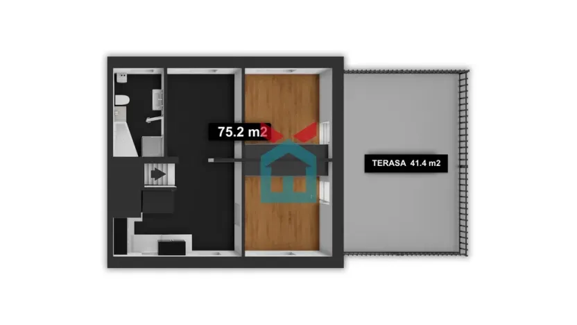Prodej bytu 3+kk, Praha - Lochkov, K Lahovské, 75 m2