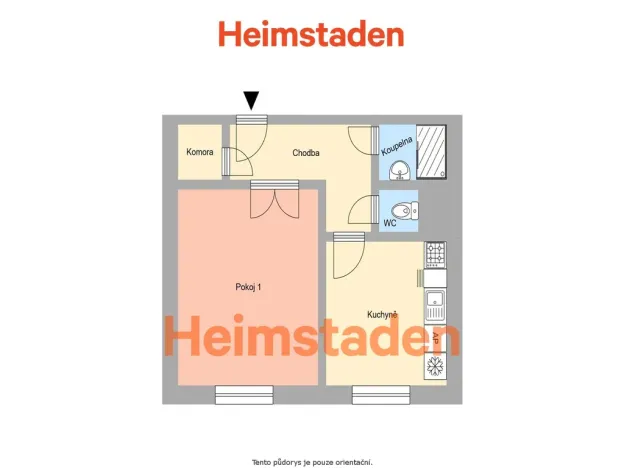 Pronájem bytu 1+1, Albrechtice, Hornická, 38 m2