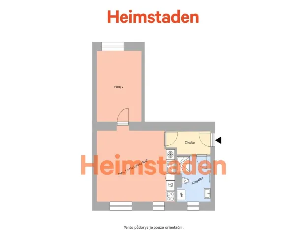 Pronájem bytu 2+kk, Havířov - Prostřední Suchá, Kapitána Jasioka, 45 m2