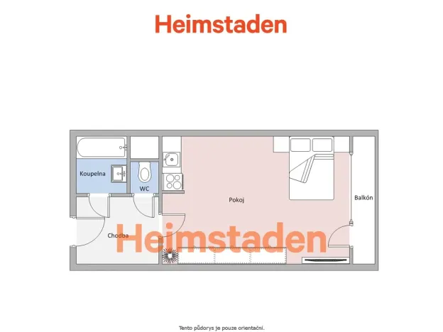 Pronájem bytu 1+kk, Frýdek-Místek - Místek, Československé armády, 28 m2