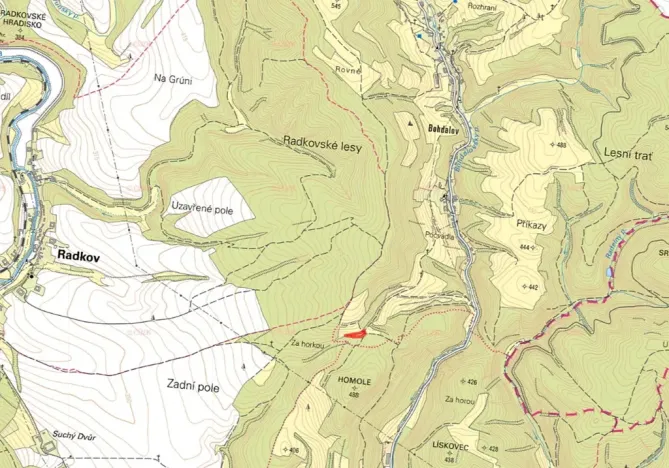 Prodej louky, Městečko Trnávka, 2676 m2