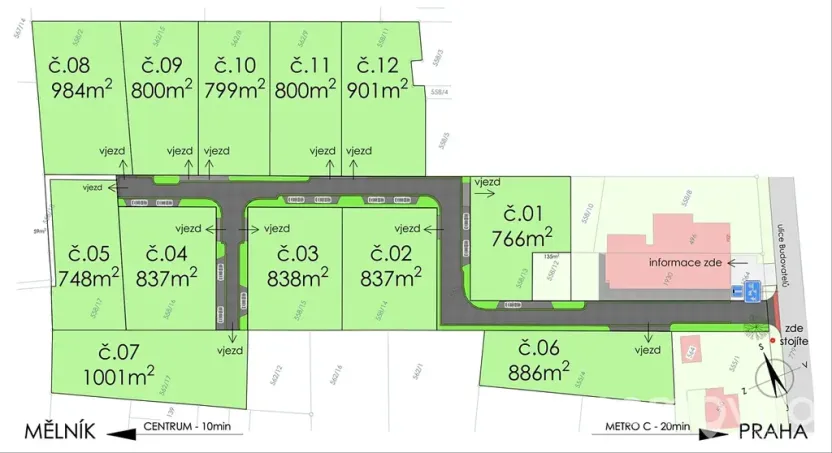 Prodej pozemku pro bydlení, Libiš, Budovatelů, 9311 m2