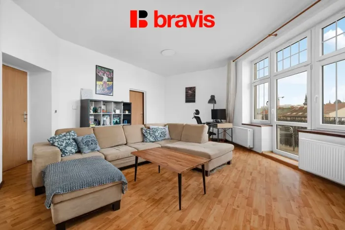 Pronájem bytu 3+kk, Brno, Vranovská, 103 m2