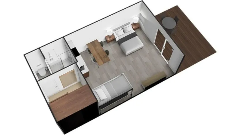 Prodej bytu 1+kk, Dolní Morava - Velká Morava, 54 m2