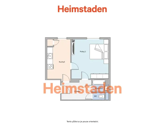 Pronájem bytu 1+1, Ostrava - Poruba, Čs. exilu, 40 m2