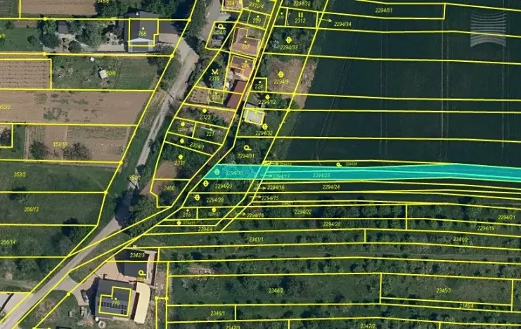 Prodej pozemku pro bydlení, Moravany, 2315 m2