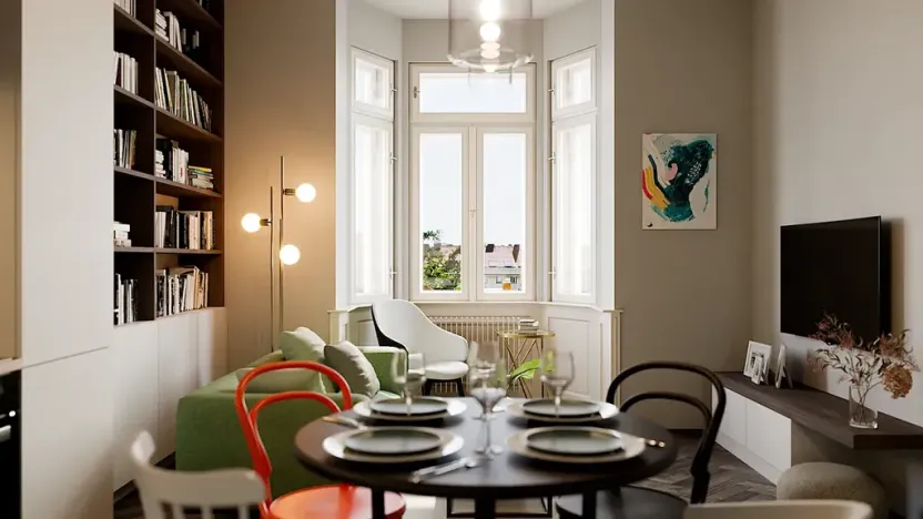 Pronájem bytu 2+kk, Praha, 49 m2