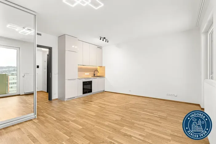 Pronájem bytu 1+kk, Praha - Vysočany, Fafkových, 33 m2