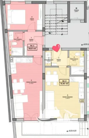 Prodej bytu 1+kk, Nesebar, Bulharsko, 37 m2