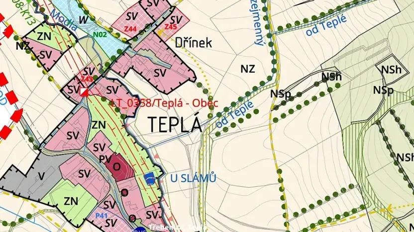 Prodej zahrady, Třebenice, 14667 m2