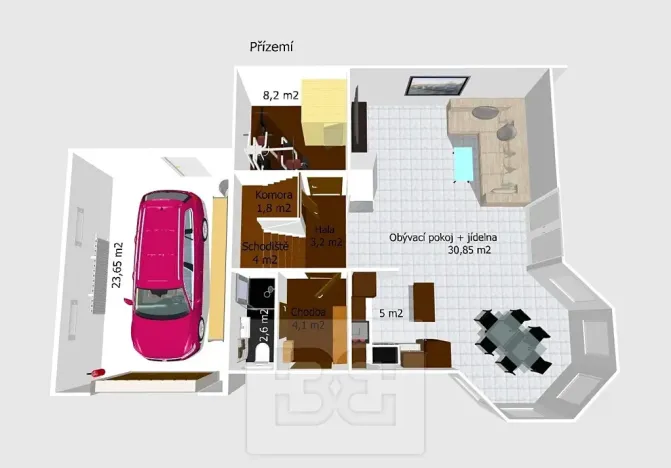 Pronájem rodinného domu, Uhřice, 123 m2