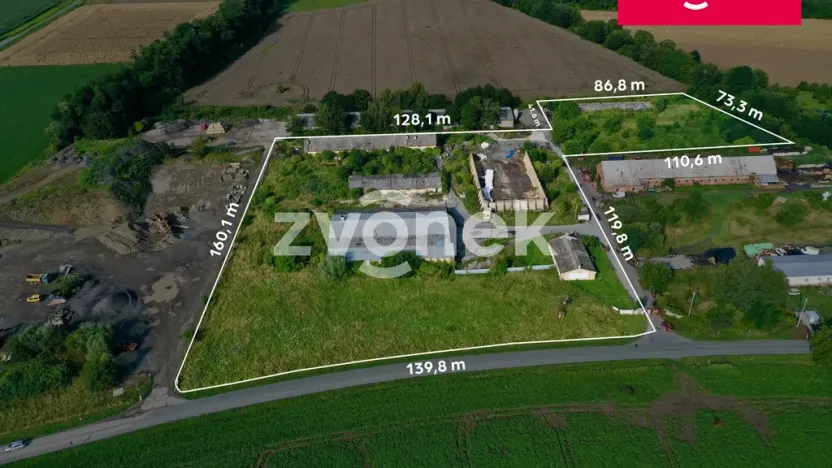 Prodej komerčního pozemku, Holešov - Všetuly, Za Cukrovarem, 27328 m2