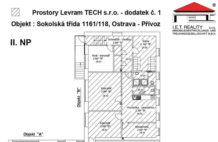 Pronájem skladu, Ostrava, Sokolská třída, 181 m2