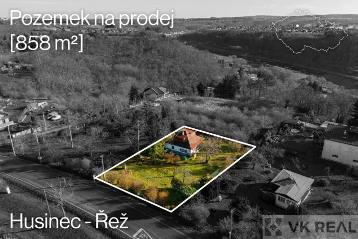 Prodej pozemku pro bydlení, Husinec, Husinecká, 858 m2