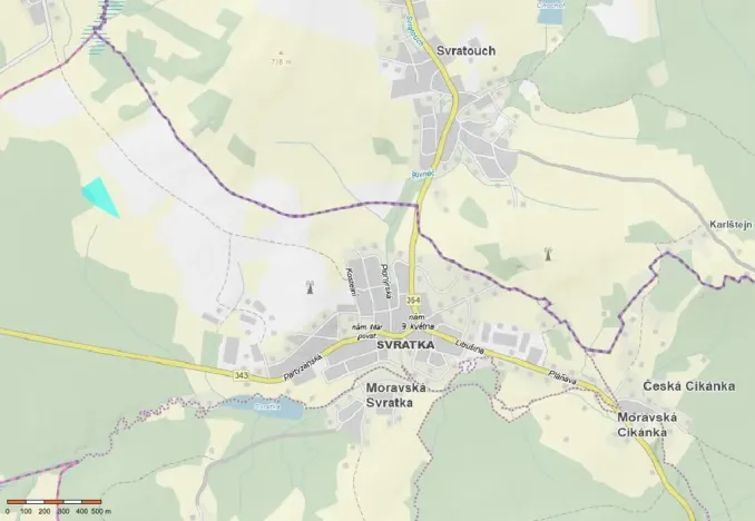 Prodej pole, Svratka, nám. Nár. povst., 17965 m2