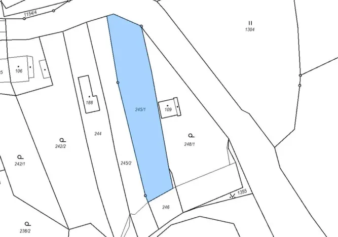 Prodej pozemku pro bydlení, Břasy - Vranovice, 1166 m2