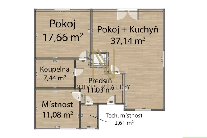 Pronájem rodinného domu, Losiná, 86 m2