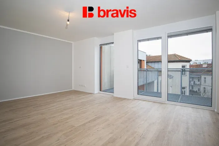 Pronájem bytu 2+kk, Brno, Auerswaldova, 54 m2