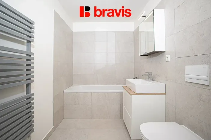 Pronájem bytu 2+kk, Brno, Auerswaldova, 54 m2