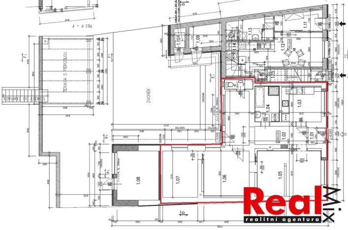 Pronájem bytu 3+1, Krumvíř, 75 m2