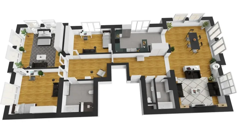 Pronájem bytu 4+kk, Praha - Vinohrady, Perucká, 180 m2