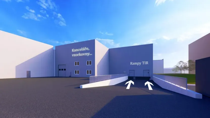 Pronájem skladu, Hýskov, Na Břasích, 1000 m2