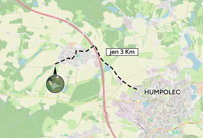 Prodej pozemku pro bydlení, Jiřice, 5723 m2
