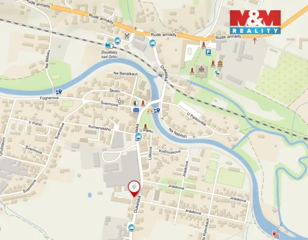 Pronájem bytu 2+1, Doudleby nad Orlicí, Dukelská, 65 m2