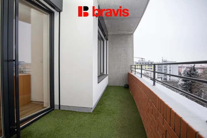 Pronájem bytu 2+kk, Brno - Staré Brno, Křídlovická, 48 m2