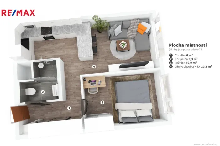 Prodej bytu 2+kk, Praha - Černý Most, Breitcetlova, 46 m2