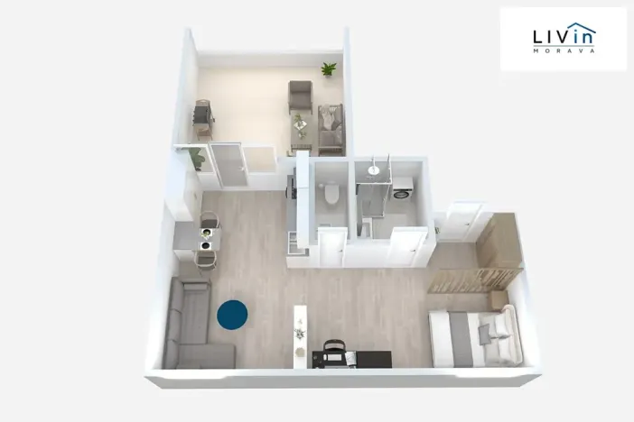 Pronájem bytu 1+kk, Olomouc, tř. Svornosti, 45 m2