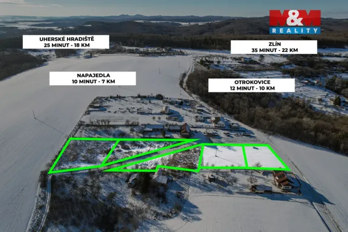 Prodej pozemku pro bydlení, Halenkovice, 2400 m2