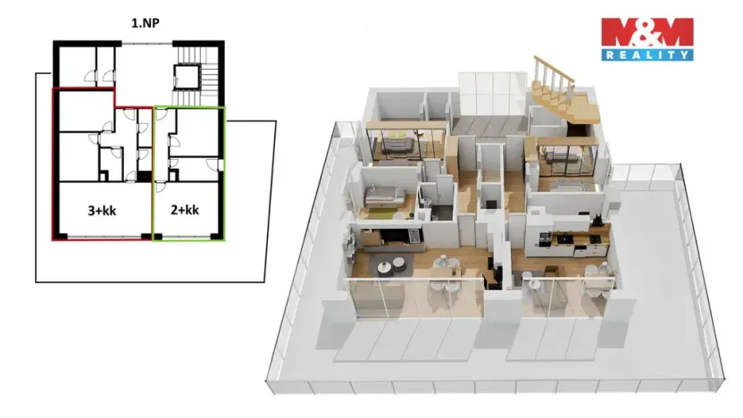 Prodej činžovního domu, Praha - Libeň, Valčíkova, 709 m2