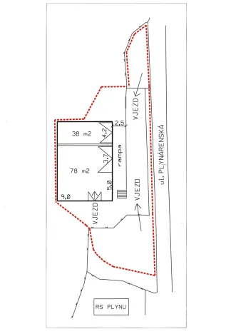 Pronájem skladu, Kolín, Plynárenská, 250 m2