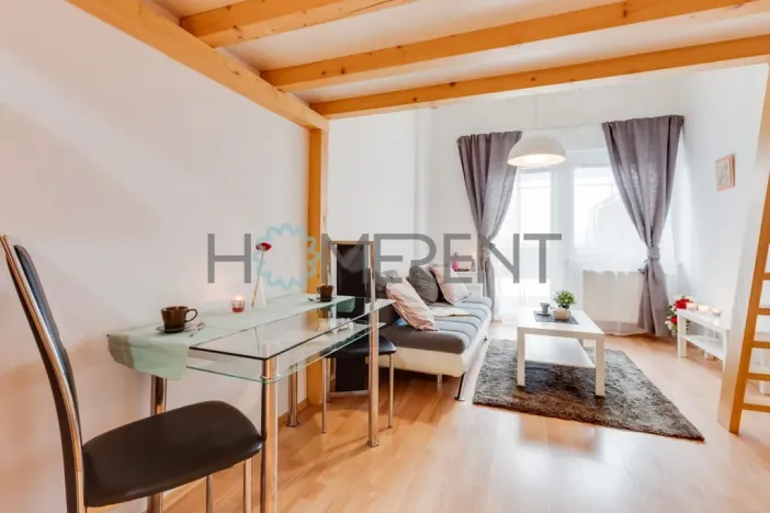 Pronájem bytu 1+kk, Praha - Letňany, Malkovského, 28 m2