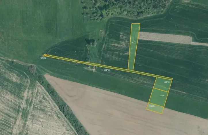 Prodej pole, Kbel, 70309 m2