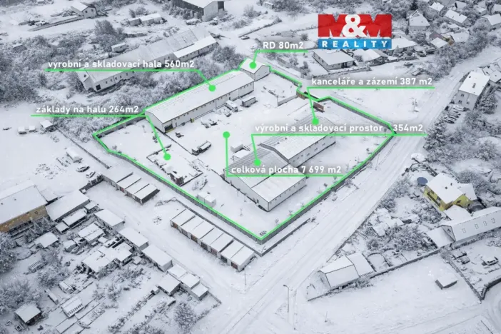 Prodej obchodního prostoru, Zbraslavice, 1381 m2