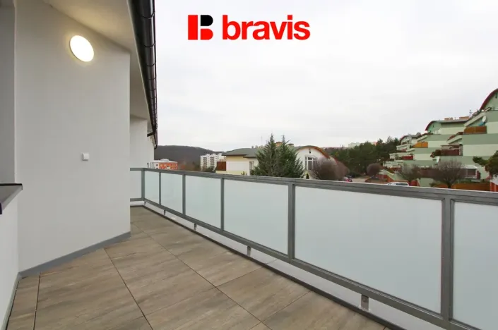 Pronájem bytu 2+kk, Brno - Bystrc, Adamcova, 62 m2