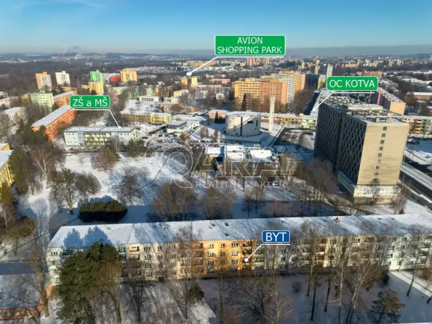 Prodej bytu 2+1, Ostrava - Zábřeh, Volgogradská, 54 m2