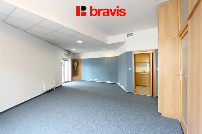 Pronájem kanceláře, Brno - Zábrdovice, Příkop, 84 m2