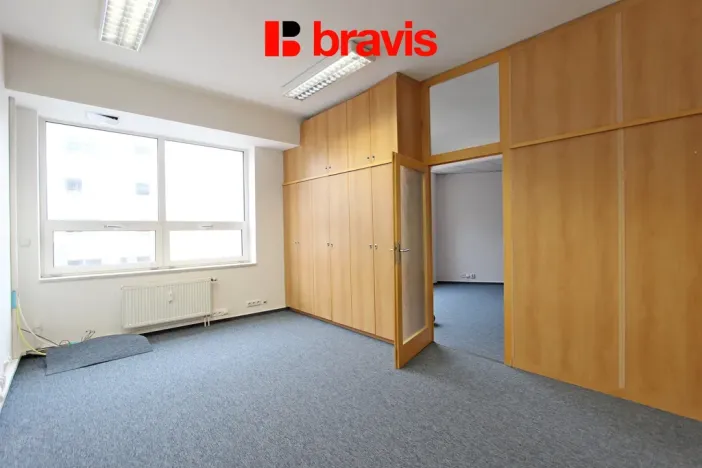 Pronájem kanceláře, Brno - Zábrdovice, Příkop, 84 m2