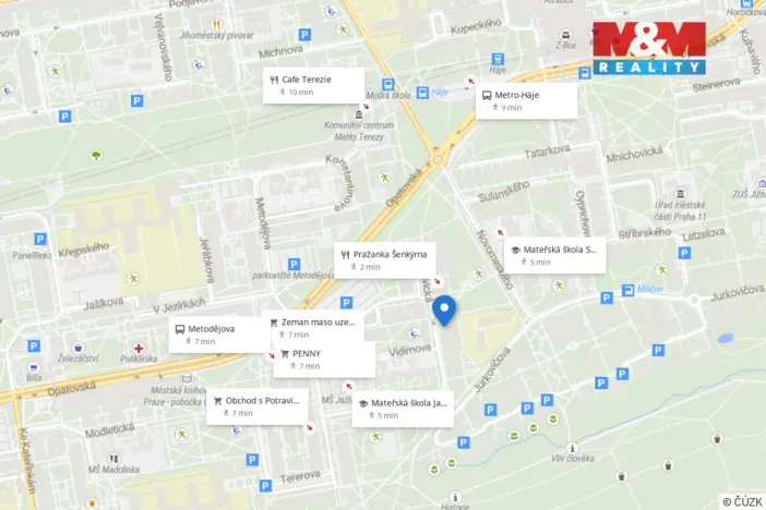 Prodej bytu 3+kk, Praha - Chodov, Jažlovická, 66 m2