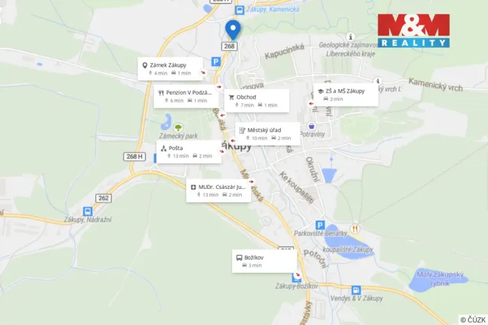 Prodej pozemku pro bydlení, Zákupy, 873 m2