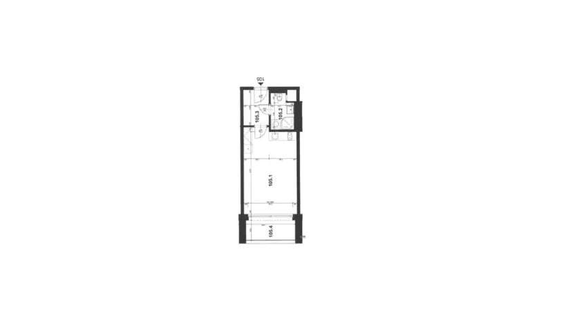 Pronájem bytu 1+kk, Praha - Žižkov, Jana Želivského, 33 m2